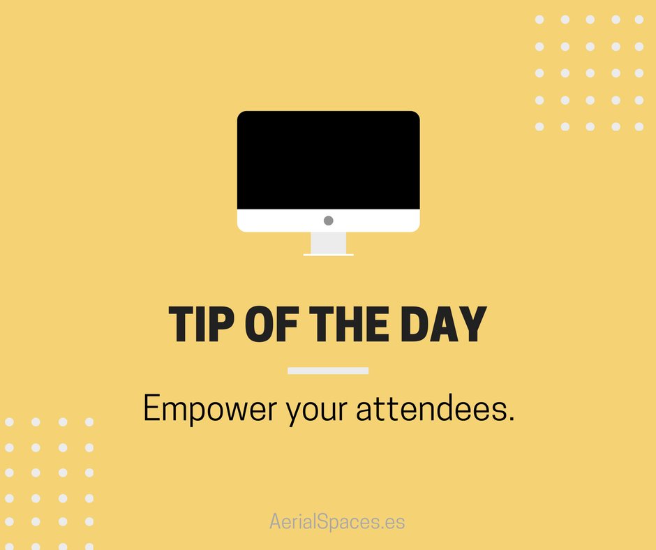 When you host a #liveonlineevent, it can be tricky to get meaningful engagement from all attendees. One of the best ways to empower them is with live Q&amp;A, enabling them to ask questions anonymously. 

AerialSpaces makes this easy! Click to learn more! ➞aerialspac.es