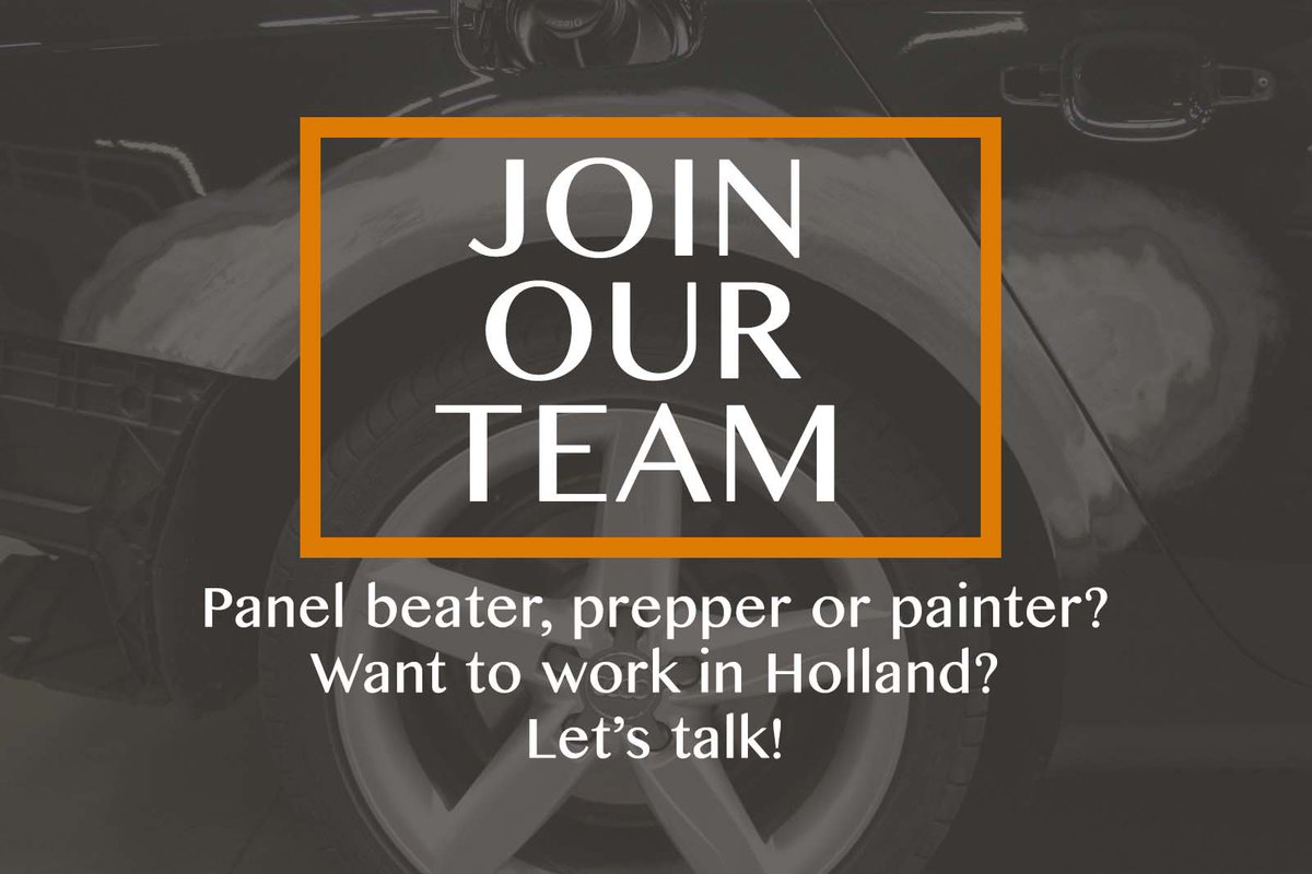 DToeback's tweet image. Join our team #carrepair #prepper #spraypainter #panelbeater #job #Netherlands