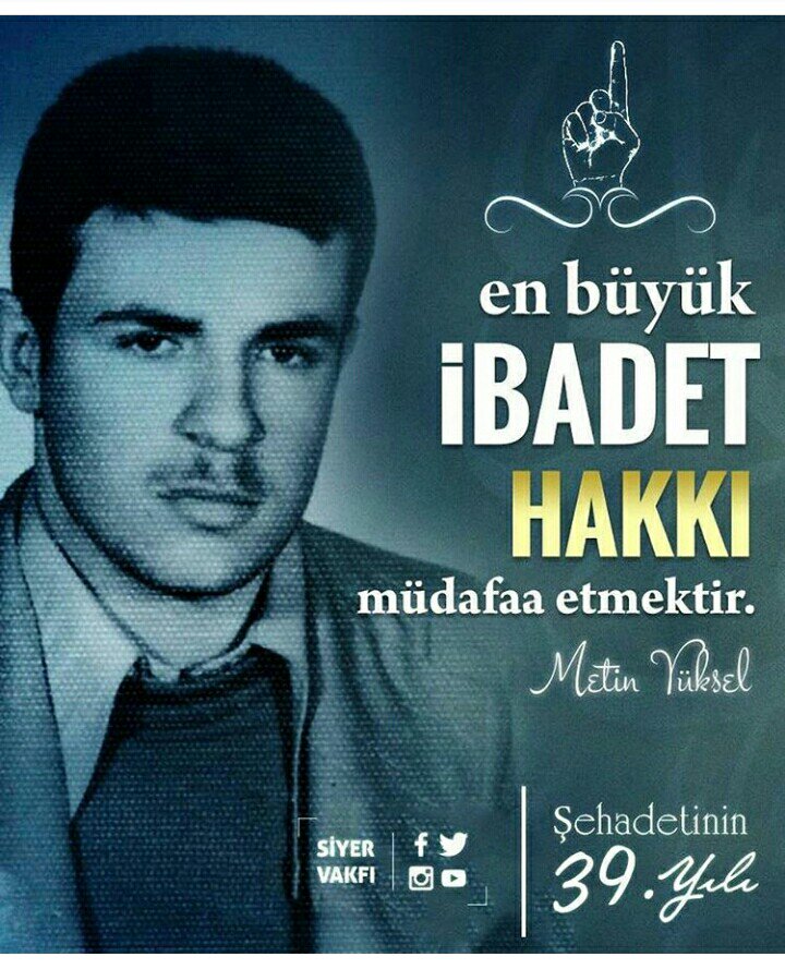 Molla Sadrettininin Meftunuydu
Doğunun ezilen çocuğuydu
Ölmedin seeen
#MetinYüksel
Bizlerin önderi 
Siz şehitler.
@uVEyk_Nun @salim_zata
@haci_ali_1980 @Mavilim35
@ahmetbalaban19 @da_va_m
@Deli_dalga_ @binnaz0090
@Hemlucce @Elifp4yit4htrt 
@SonsuzGull @MstfAkdgKysri 
@mKOCAK1612