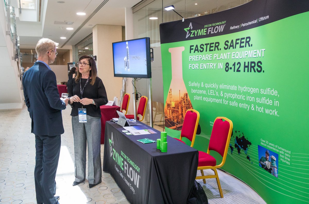 EuroPetro's tweet photo. We are pleased to welcome #ZymeFlow Decon Technology once again at #IDTC18 #BBTC18 as our sponsor.
On 22-25 May you can ask them about their hydrocarbon decontamination technologies for #refining and #petrochemical plants.
Register Now➡️https://t.co/VFzbCFb1z3
#downstream https://t.co/NRCZOFoBsE
