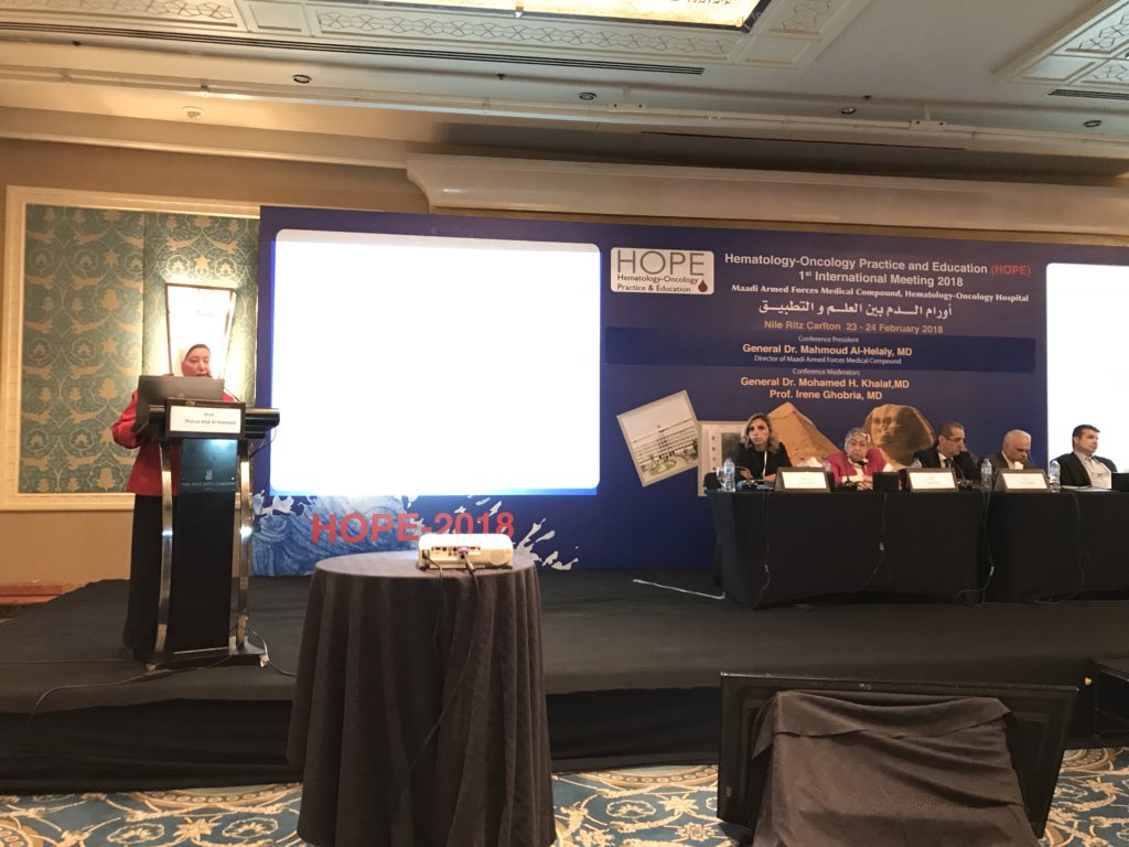 aperillaglen1's tweet photo. Dr. Thorya Abd Al-Hameed from the National Cancer Institute in Egypt presents on CLL Egyptian standard of care at #HOPE2018 https://t.co/nF9mpVmoSZ