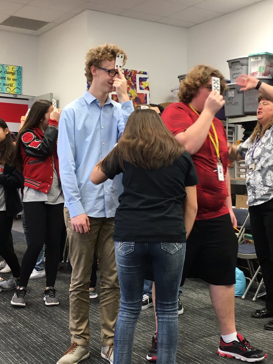 ClearBrookHS's tweet image. CBHS PALS played games in class but the real message was a lesson about judging people &amp;amp; acceptance! Loved it! Thank you Coach Stone! You are a blessing! #corevaluesinaction