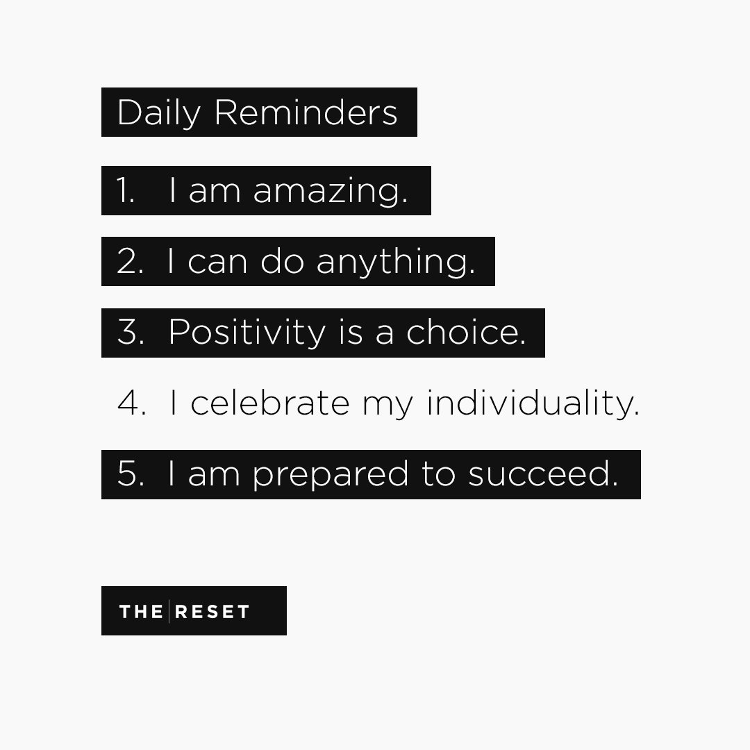 Good Morning #ResetYour