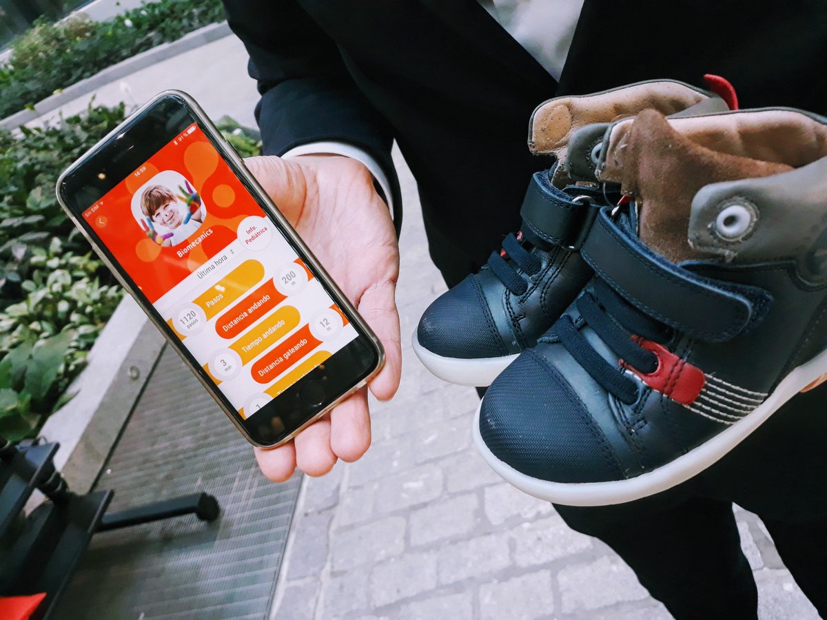 The #COSME_EU funded project #BIOsenSHOES is now  at the #EUIndustryDay and they are showing how to better monitor children's development thanks to their disruptive innovation! Find out more about this project! ➡️ biosenshoes.com #InvestEU