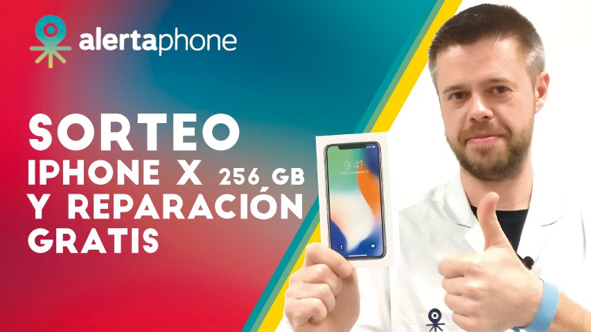 alertaphone's tweet photo. ¡SORTEAMOS UN IPHONE X 256 GB + UNA REPARACIÓN DE PANTALLA GRATIS! ¿Quieres participar? Clica en este enlace para apuntarte al sorteo: --> https://t.co/1BFcFjOnUX <-- Anunciamos ganador/a el '1/03 en el #mwc18 #sorteo #iphoneX #sorteoiphoneX #iphoneXgratis #gratis #MWC2018 #MWC https://t.co/hR8dYDoDtT