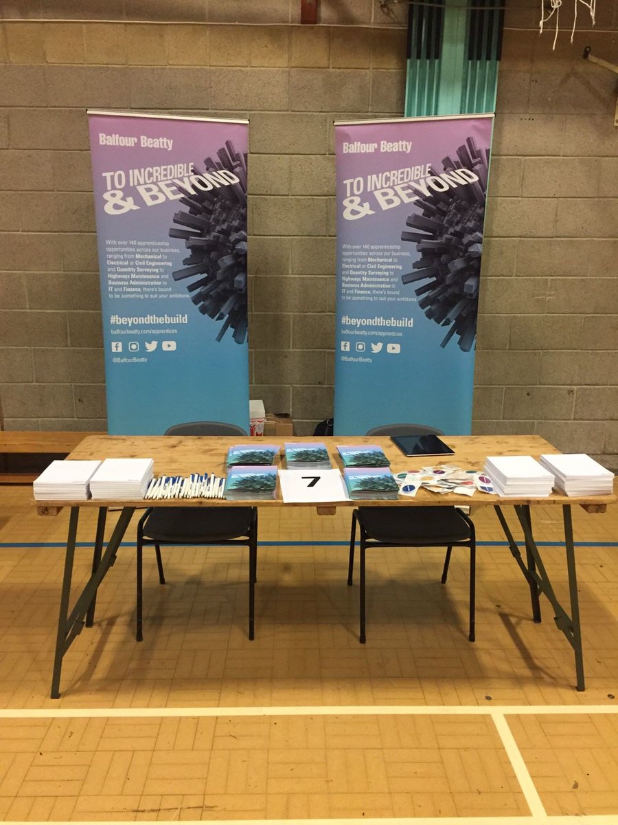 balfourbeatty's tweet image. We're at #Maidstoneapprenticefair today... Come &amp;amp; meet our Emerging Talent Team at stand 7 to discuss our 'incredible' careers opportunities! #beyondthebuild