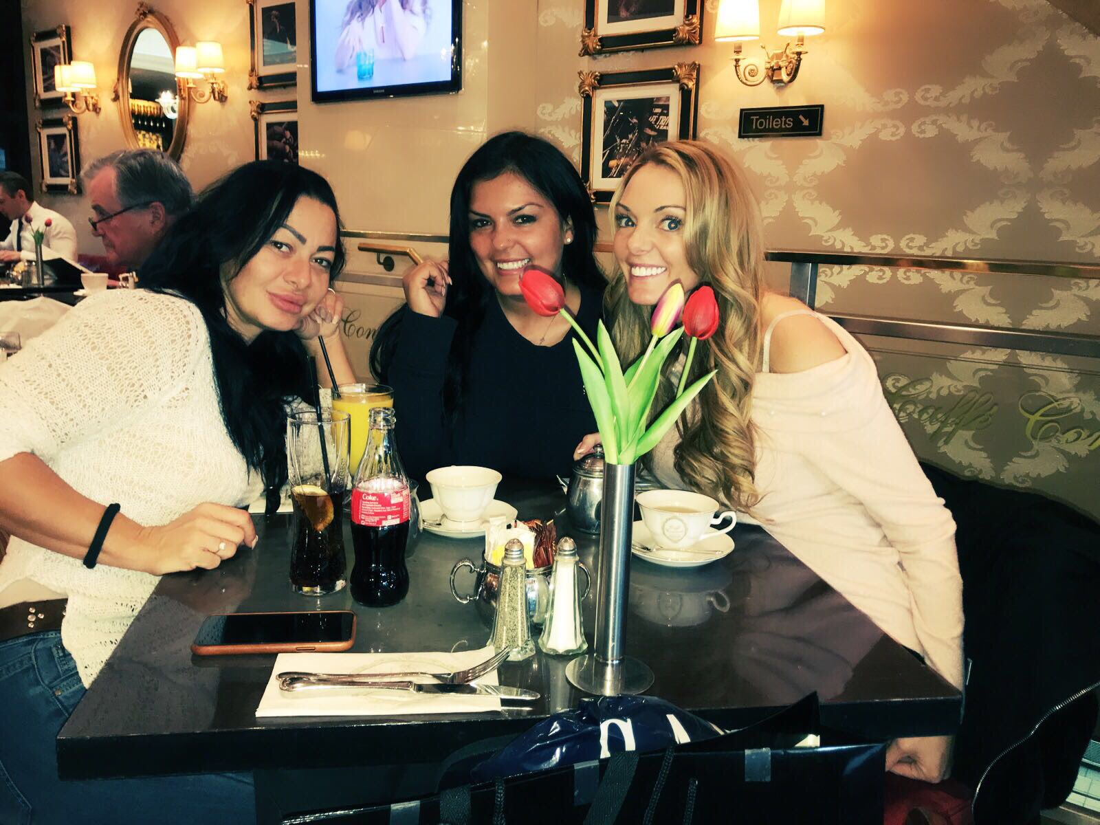 TW Pornstars - 1 pic. Stacey Saran. Twitter. Lunch with beauitful @jasmine_blackxx and Sandra