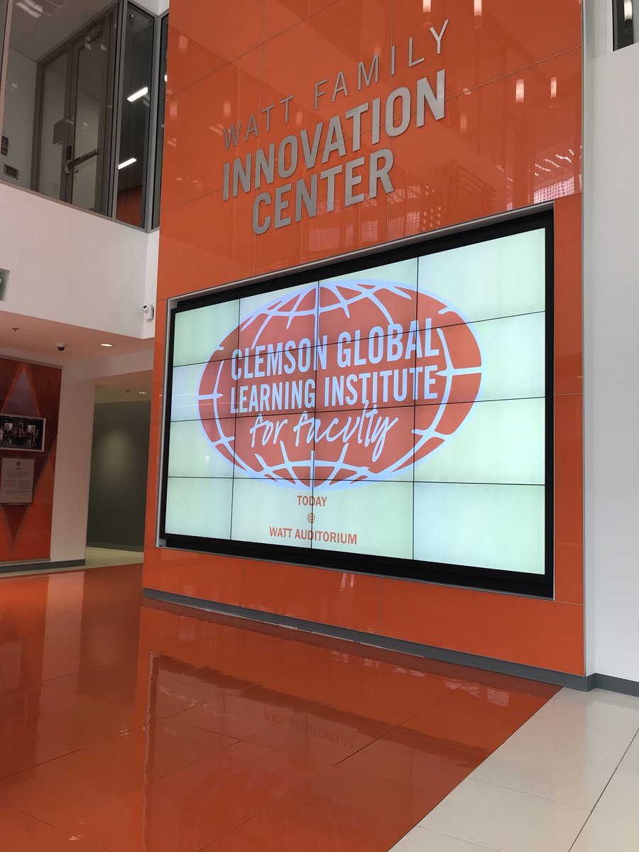 GLTF2018's tweet image. Today is the day! Come see us at the Clemson Global Learning Institute! If you didn’t register beforehand, no worries! Come register with us today!