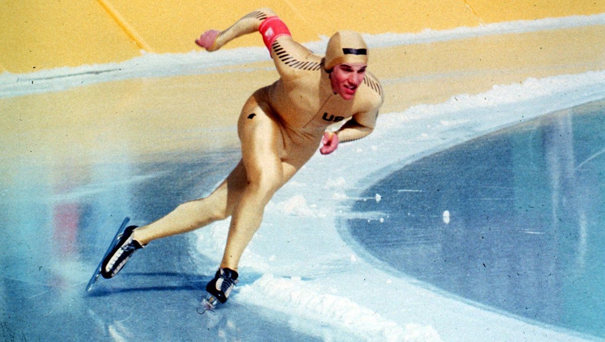 GoGreenLawnTree's tweet image. #OnThisDay in 1980, speed skater Eric Heiden wins the 10,000-meter race at the Winter Olympics in Lake Placid, New York, setting a world record with his time and winning an unprecedented fifth gold medal at the games! 🏆