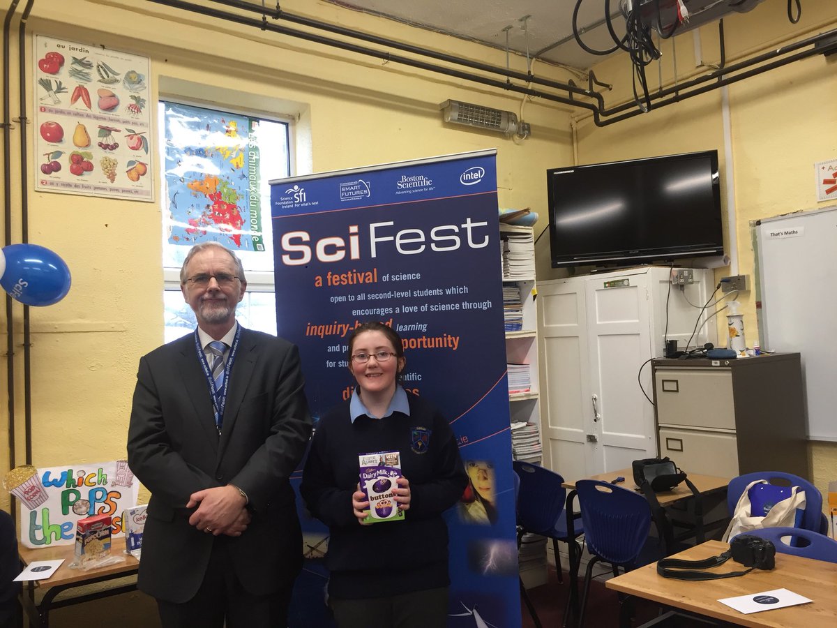 Well done to all who took part in the Scifest Science Fair. Well done to the Second Year winners #scifest #scifestatschool #sciencefair