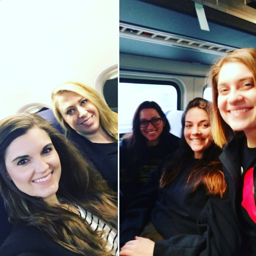 FoleyDental's tweet photo. It's Planes and Trains this morning for some of our team! The doctors are off to Colorado for #Invisalign education and the three amigos are on their way to the windy city for a dental conference! #chicago #education #foleydentalgroup #generaldentist #smile #midwinter2018 https://t.co/BXSfHhLwYe