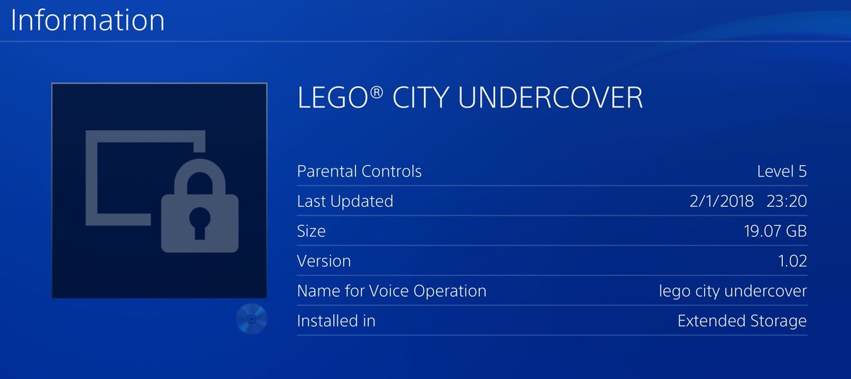 Any chance somebody can fix the parental controls on  #PS4 as certifications are wrong. Lego City Undercover & NFS: Rival are both rated a 7 but the parental controls have them level 5 (Age 12). I'm happy for my son to play 7 certificated games but not 12 as he is not old enough.