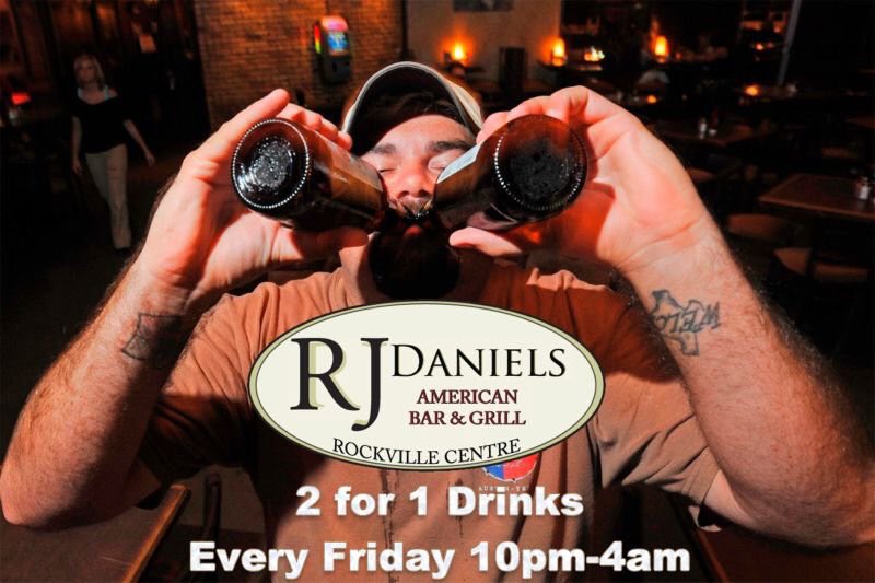 RJDanielsRVC's tweet photo. DJs@work Spinning at RJ Daniels for 2 for 1s Every Friday In Rockville Centre. 2 for 1 Domestic Bottles and Top Shelf Mixed Drinks 10pm - 4am. #rjdaniels #rockvillecentre #2for1 #twoforone #FridayNight #djs@work https://t.co/4DPD4Dq4Mf
