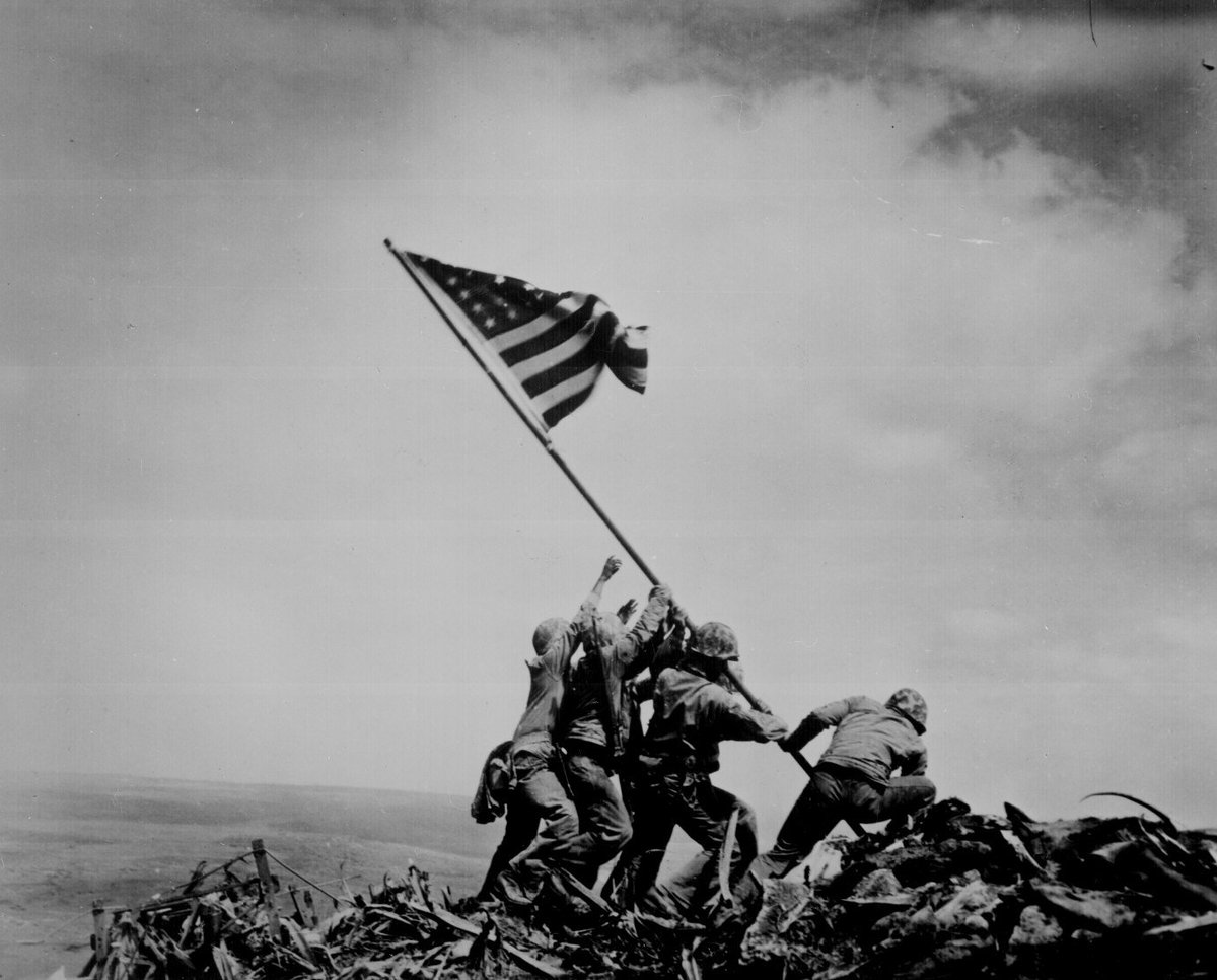 23 February 1945, Mount Suribachi, Iwo Jima

#SemperFi  #Uncommonvalor