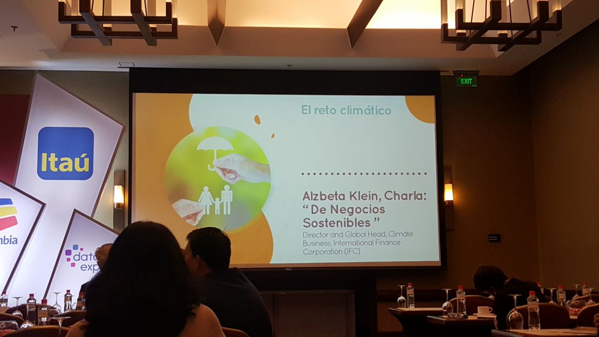 SipiARLatam's tweet photo. @AssetSipi se encuentra participandondo de la segunda jornada del @CongresoSostenibilidad organizado por @Asobancaria, la agenda incluye el reto climático en el desarrollo social y económico de Colombia https://t.co/ey5lbWMx1L