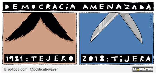 EnekoHumor's tweet photo. Tejero está que corta. Buen artículo en https://t.co/DAKQzLHrDr #23Feb #23F #23Febrero #CensuraARV https://t.co/1t53tDsxTQ