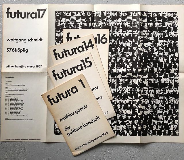 Futura. Published by Hans Jorg Mayer. #concretepoetry #Futura ift.tt/2GEbe7h