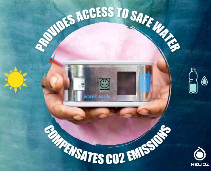 WADI #fact: The use of #WADI not only provides people in need with easy access to safe drinking #water, but also compensates up to 3 tons of CO2/WADI per year! #BtheChange #SocEnt #ClimateAction #SDGs