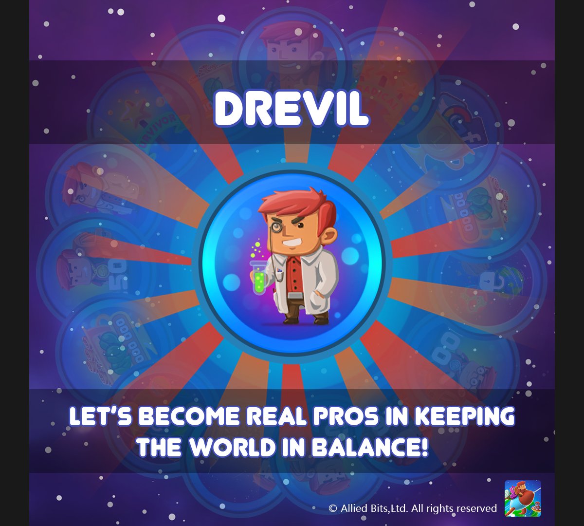 EcoBalanceGame's tweet photo. DrEvil! It’s not trivial to get this status in #EcoBalance. You would need to eliminate the #humanity with a #virus!https://t.co/6SGIw6vEmv Tell us and other players, how you obtained it, share your experience with others. We are waiting for your comments! #gamedev #IndieGameDev https://t.co/HA3tIsEmJi