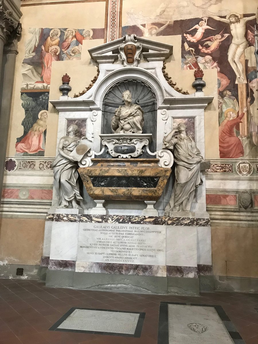 Loriat50plus's tweet photo. The tombs of Galileo and Michelangelo, plus a crucifix created by Donatello. All housed in the beautiful church of Santa Croce. #pcm485 https://t.co/wlYE36mmXS