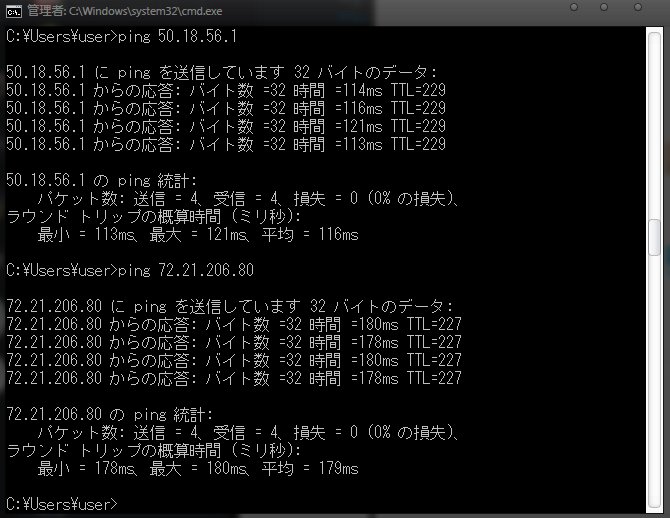 ポチンキ速報 日本からのpingをツールで調べてみたところ 日本から中国は平均ping 60ms 日本からアメリカは平均 Ping 35ms 距離はアメリカのほうが遠いけれど 回線では中国のほうが遅延がありました つまり 今回のアップデートで事実上の中国隔離の可能性