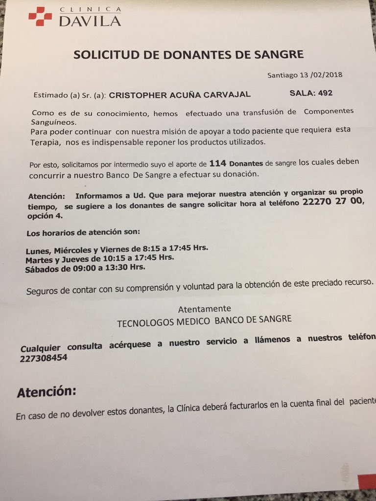 luchochicoacuna's tweet photo. Amigos necesito donantes de sangre URGENTE para mi hijo que está a la espera de un transplante de corazón. Gracias https://t.co/B7MPv7Qspc