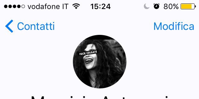 firebabygo's tweet photo. Chiamo il mio dentista e mi ricordo la bellissima icon associata al suo contatto
#fuckcolgate #bellatrixlestrange https://t.co/cjtEBS6M6i
