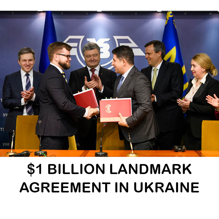 WabtecCorp's tweet photo. $1 Billion framework agreement reached with Ukraine. Largest ever for @GeneralElectric in the region. #GE #Ukraine https://t.co/KfUI4Oh4J1 https://t.co/VbQvYY990S