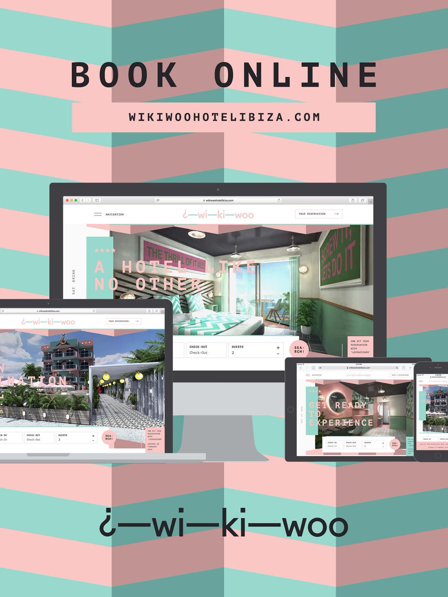 With summer just around the corner, DO NOT miss your chance to save 20% on all summer reservations at Ibiza’s most anticipated hotel! Just quote LOVEWIKIWOO at checkout!☀️✈️💦 wikiwoohotelibiza.com #nosleepclub #wikiwoo #wikiwoohotelibiza #summer #areyouready #booknow