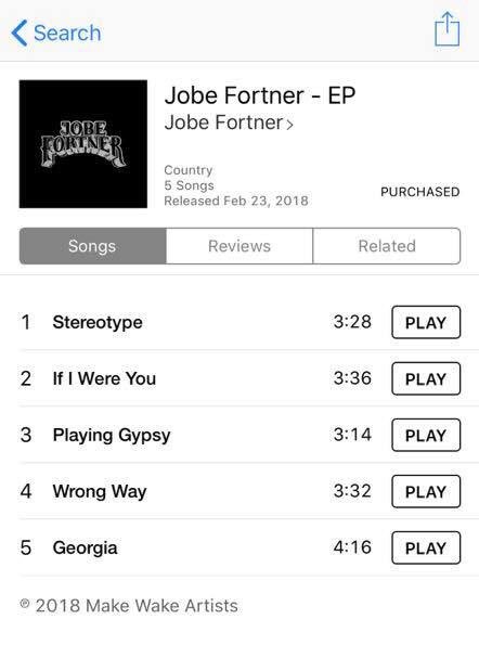 So excited this is finally out!! Go buy it now! @jobefortner this EP is 🔥🔥 #jobefortner #buyhisEPrightnow #whatyawaitingfor