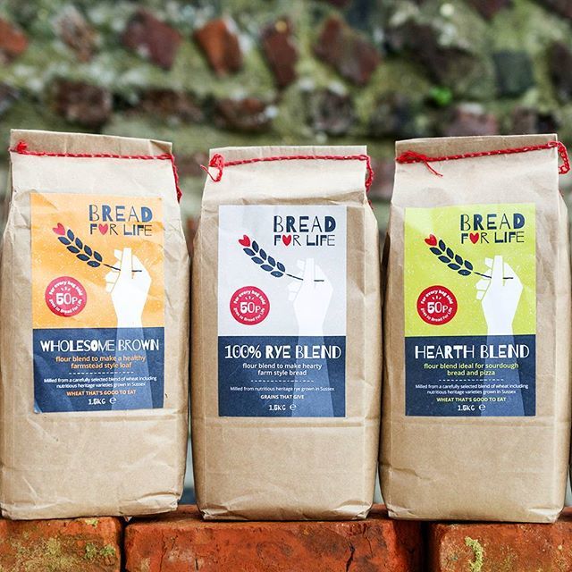 Real Bread Week starts tomorrow, and it's been a pleasure working with @breadforlifeorg, a CIC producing sustainable flour, using heritage grains grown in Sussex. Branding, packaging and website by Novello.

Flour To The People! 👊🌾 ❤️ #heritagegrains… ift.tt/2CDLmG0