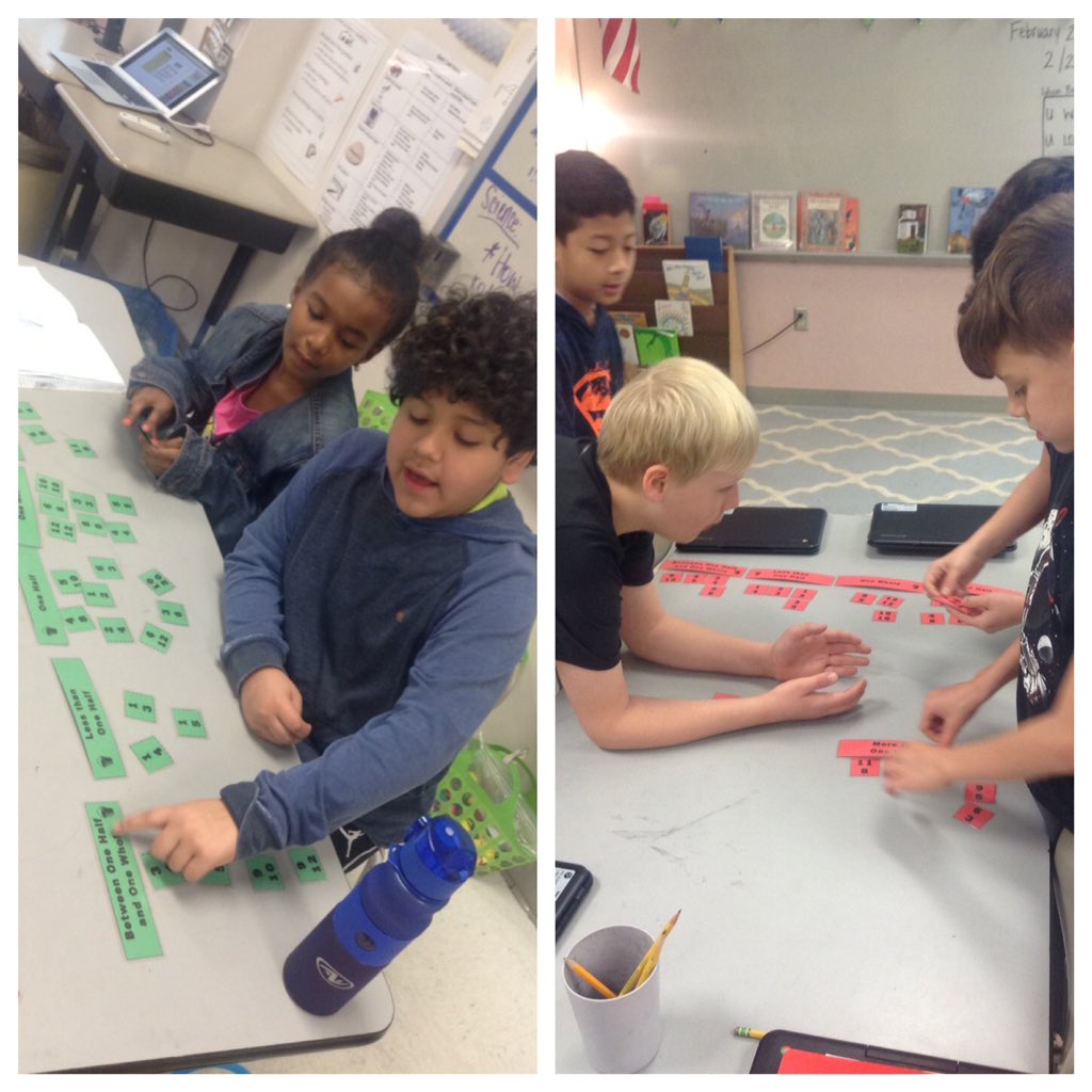 LearnwithLarkin's tweet image. February means #fractions! After revisiting #collaboration norms, we had my fav math talk of the week! 🌟🔥 #chccs #Iteach4