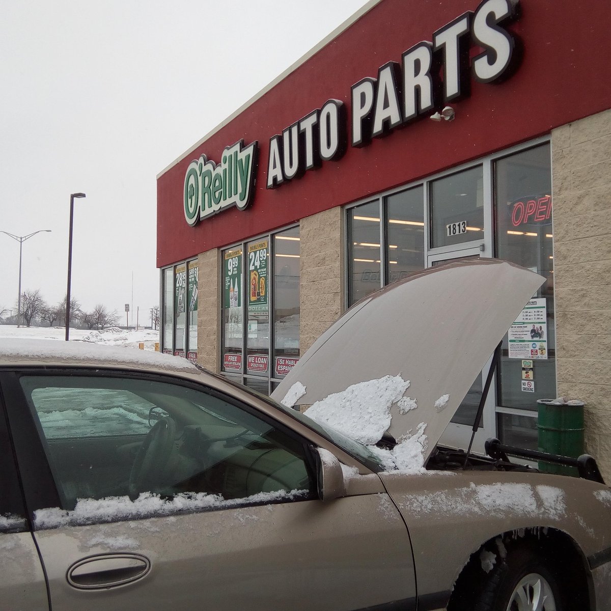 Archaicus's tweet image. When your daily conveniently strands you at the auto parts store.  But the new BCM is ordered anyway so hopefully I won&apos;t be left like this again.   #BecauseRoadkill