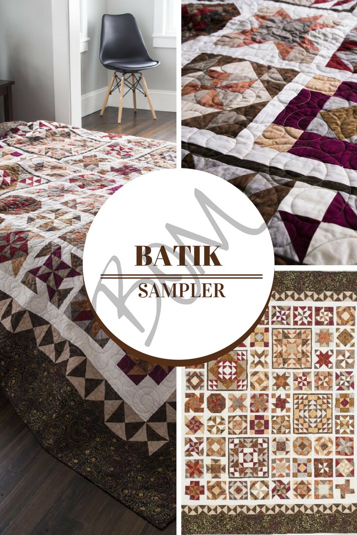 FonsandPorter's tweet photo. 18 #QuiltBlocks make up this #QueenSizeQuilt. The #Batik Sampler #BlockOfTheMonth #quilt features #BatikFabrics in muted neutral tones (with a touch of rusty red) from Anthology #Fabrics. A great project for advanced beginner #quilters and beyond! https://t.co/q5pep8bCAp https://t.co/G7vUlyXW4x
