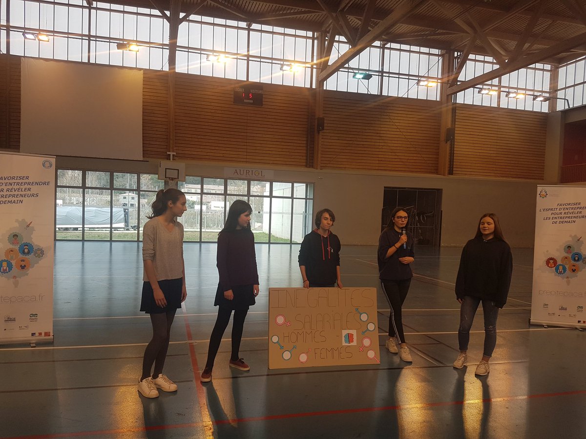 PepiteProvence's tweet photo. Dernier pitch reduire les inegalites de salaires chez les hommes et les femmes @PrepitePaca @departement13 #collegeubelka #auriol https://t.co/vRV0ZHmxka