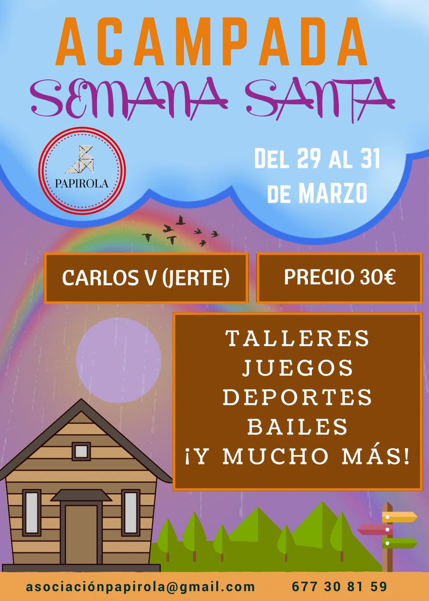Papirola01's tweet image. Estamos trabajando en nuestra acampada de Semana Santa en el albergue Carlos V! 
No te quedes sin tu plaza!
#Acampada #Jerte #Papirola #Ocio #SemanaSanta  #Diversion #Amigos #Juegos