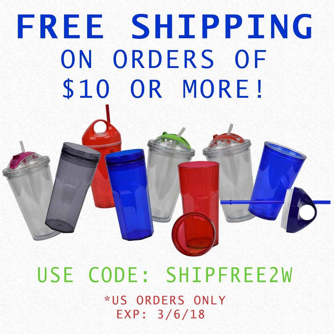 stateofaccessor's tweet photo. Get free shipping on all orders of $10 or more! Use Code: SHIPFREE2W
us orders only Exp: 3/6/18 https://t.co/s51qMDN1w8