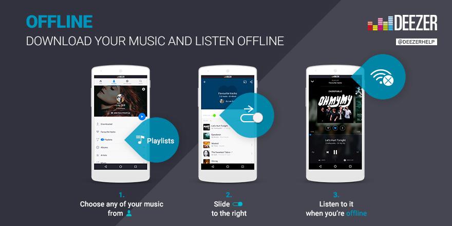 DeezerHelp's tweet photo. Want to listen offline? Here is how... https://t.co/ihLbjKrOO7 #deezerhelp #heretohelp https://t.co/zUjb7Fr8On