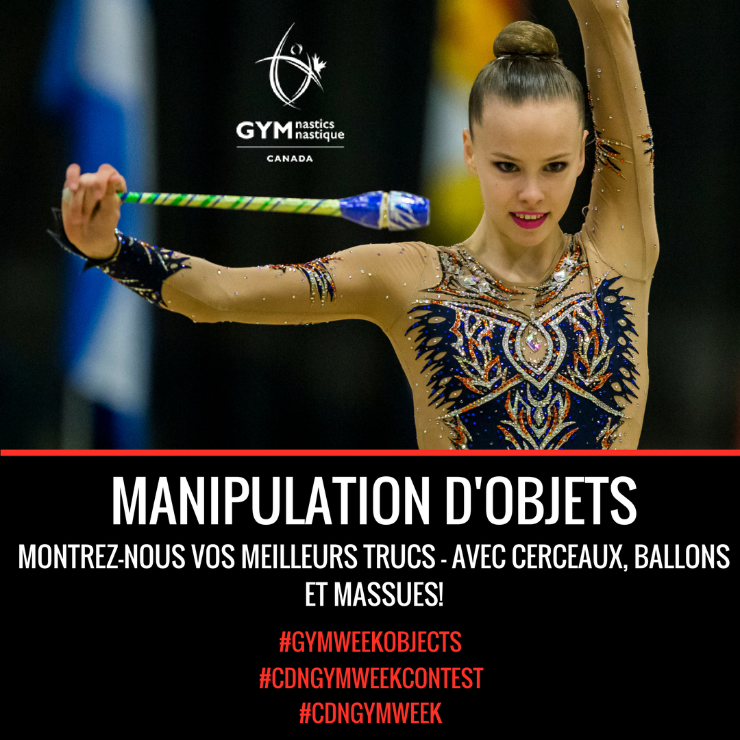 gymcan1's tweet photo. Jour 6 de #CDNGymWeek est manipulation d'objets! Montrez-nous vos meilleurs trucs - avec cerceaux, ballons et massues! #GymWeekObjects #CDNGymWeekContest https://t.co/EKz7FExHYU