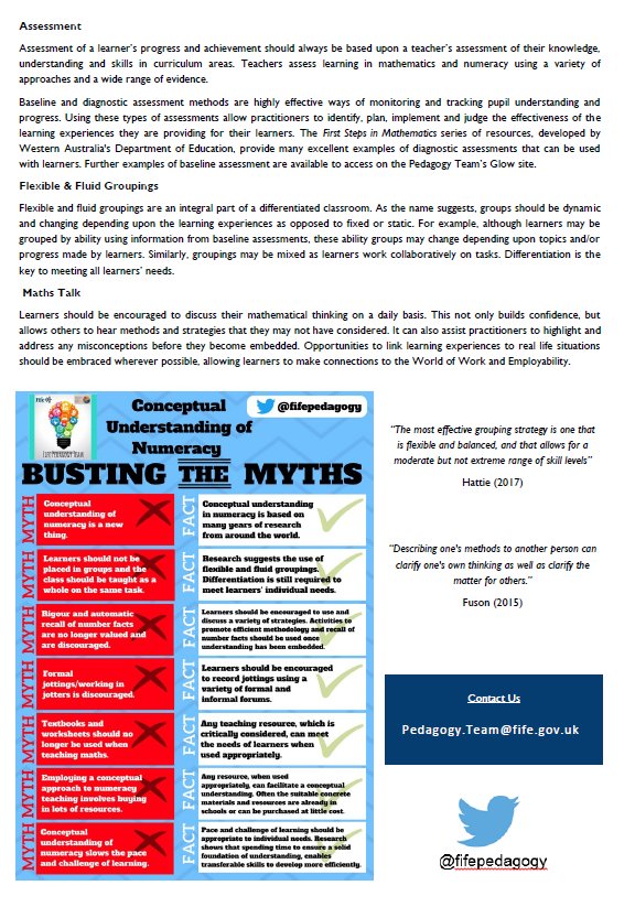 Our new Numeracy Position Paper. #numeracy #conceptualunderstanding #pedagogy