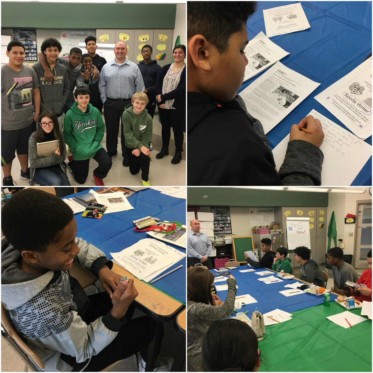 NortheastReads's tweet photo. Check out our January Career Cafes! Students spoke with a BASD alumna and Pastry Cook from Emeril's Chop House, an MLB sports writer, and Christmas City Vet! @BASDnortheast #basdproud https://t.co/995zDRI8ij