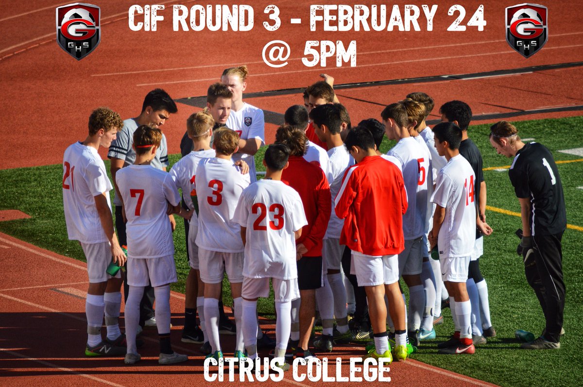 Tomorrow, February 24th, is Round 3 of CIF ⚽️⚽️⚽️
Come out &amp; cheer on our Tartans as they take on Desert Mirage HS at Citrus College at 5pm
•
Parking for tomorrow will be free