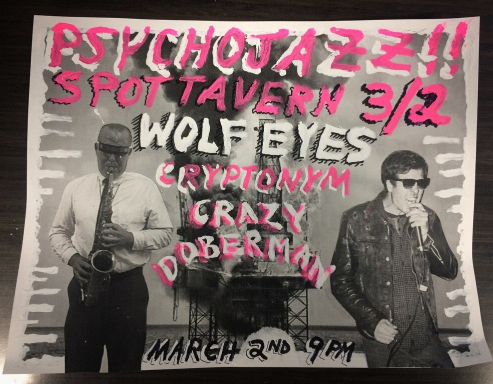 crustlebarfo's tweet photo. next Friday at The Spot. first chance for you to hear my new solo black metal project #cryptonym https://t.co/ZLuCsFZD97