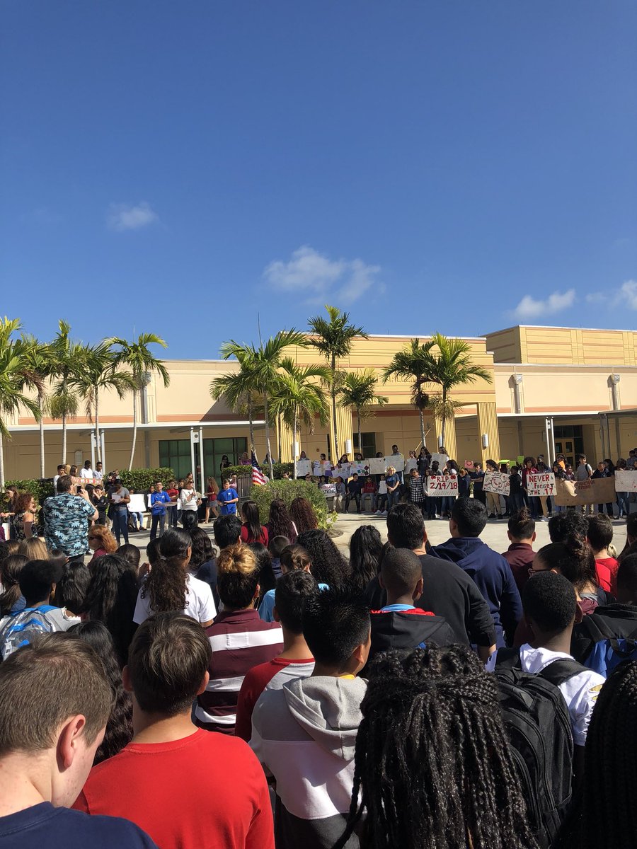 The message from @palmspringsms Love one another! Love conquers All!
#browardstrong