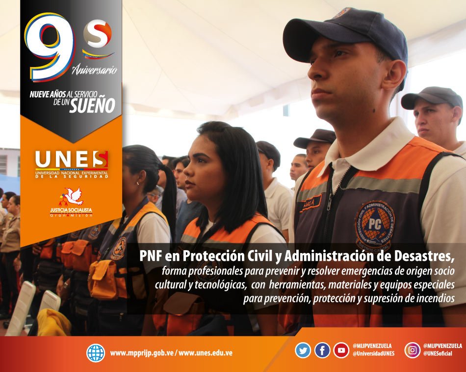 #Ahora | Director <a href="/randy2re/">G/B Randy Rodríguez</a>: Invitamos a los jóvenes que tengan entre 18 y 25 años, a inscribirse en el PNF de la UNES, para que en 2 años sea TSU en Gestión de Riesgo. #23Feb