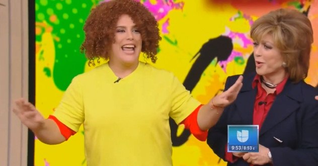 mafiadoramas_'s tweet image. #PrintScreen | Yurisleivy en #DespiertaAmerica. @angelicamaria @angelicavale #Univision