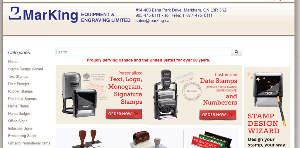 MarKingEquipmen's tweet image. It doesn't matter where you are, Friday is a good day to order signs at marking.ca  . #TGIFriday #markingequipment #engravedsigns