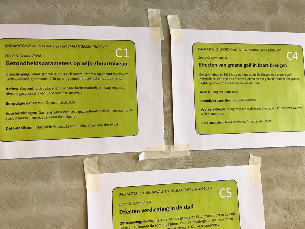 GuusSluijter's tweet image. Presentatie van de resultaten van #DataMatch II : 2 dagen,  20 data-analisten van @gem_Eindhoven @rivm @statistiekcbs @KNMI @MinIenW @RDWnl : samen aan slag voor #luchtkwaliteit en #slimme en #groene #mobiliteit