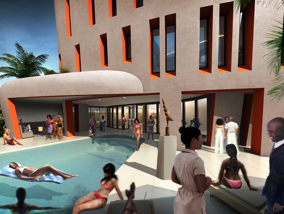 jeymasa's tweet image. Ramzi towers offre un nouveau standard de vie de luxe contemporaine à #Lagos avec des appartements avc vue panoramique. @SPARKARCHITECTS 🏗💡
#Afritecture #Sprayed #concrete #Nigeria #architecture #visiterlAfrique