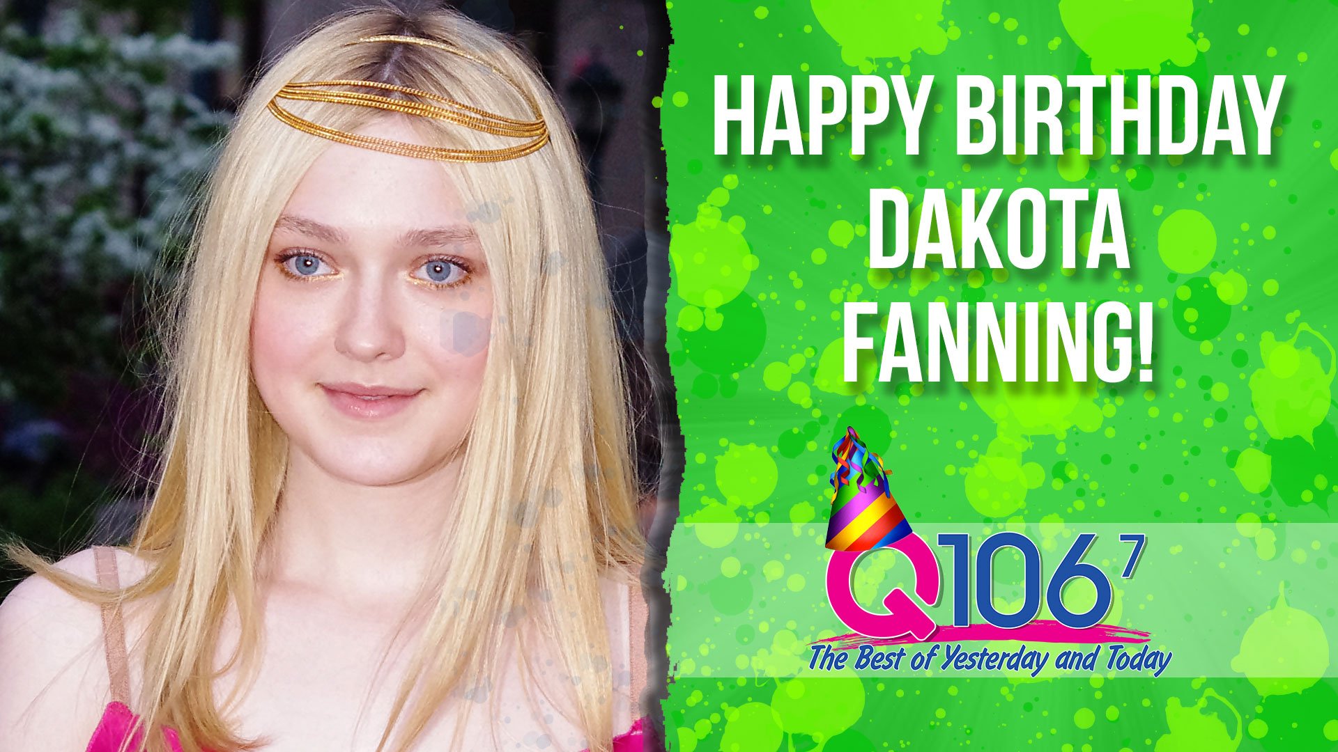 Happy 24th Birthday, Dakota Fanning! 